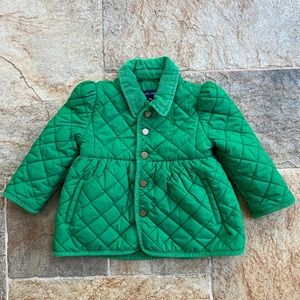Ralph Lauren Girls’ 18m Quilted Swing Coat